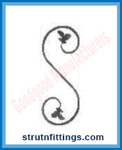 Wrought Iron Scrolls manufacturers India Gate Grill Scrolls suppliers exporters in India Ludhiana
