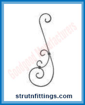 Wrought Iron Scrolls manufacturers India Gate Grill Scrolls suppliers exporters in India Ludhiana