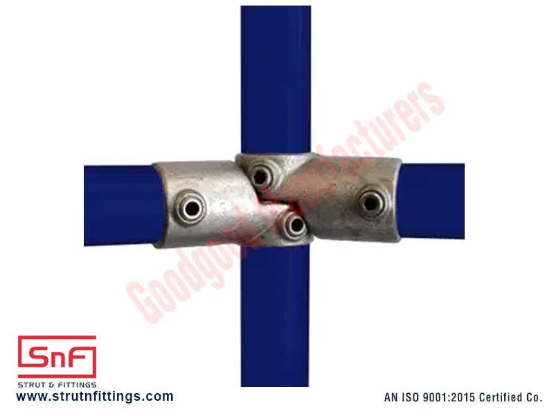 Key Clamp Fittings manufacturers India SHORT SWIVEL TEE PAIR -148 suppliers exporters in India Ludhiana