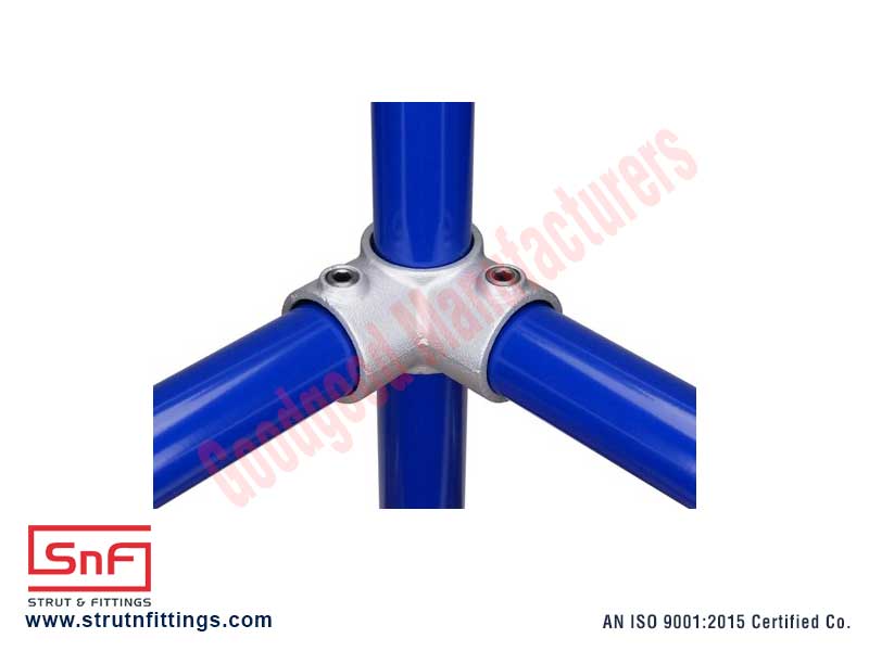 Key Clamp Fittings manufacturers India THREE WAY OPEN CONNER-116  suppliers exporters in India Ludhiana