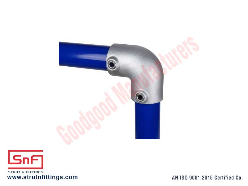 Key Clamp Fittings manufacturers India TWO WAY ELBOW 90' PIPE KLAMPS-125  suppliers exporters in India Ludhiana