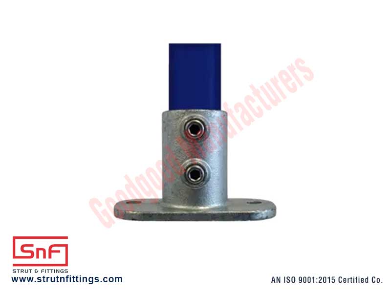 Key Clamp Fittings manufacturers India RAILING BASE FLANGE -132  suppliers exporters in India Ludhiana